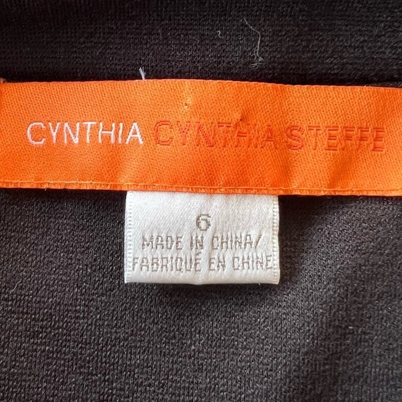Cynthia Steffe Dress sleeveless black Sz 6 small pockets - Picture 7 of 7